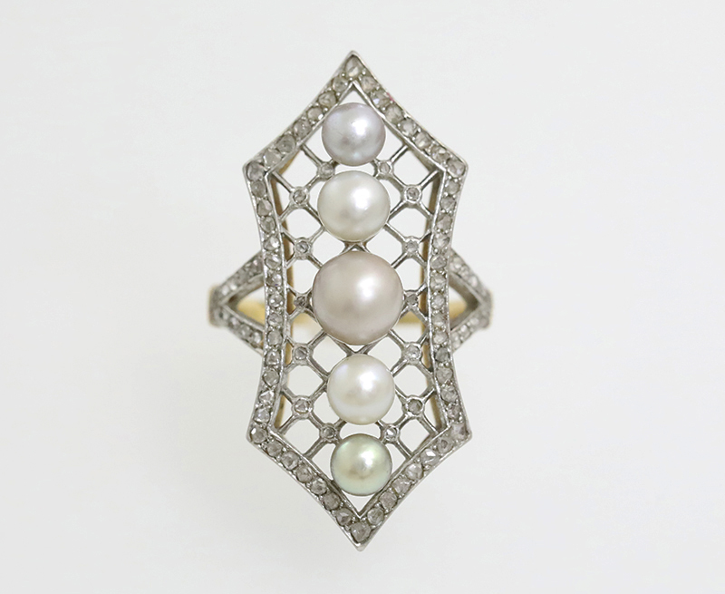 Antique Gallery Soleil アンティークジュエリー / 鑑定書付き 天然